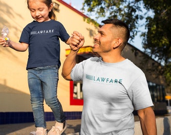Lawfare Banner short sleeve kids t-shirt
