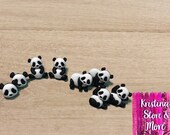 Realistic Zoo and Jungle Panda Earrings