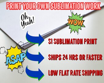 sublimation prints etsy