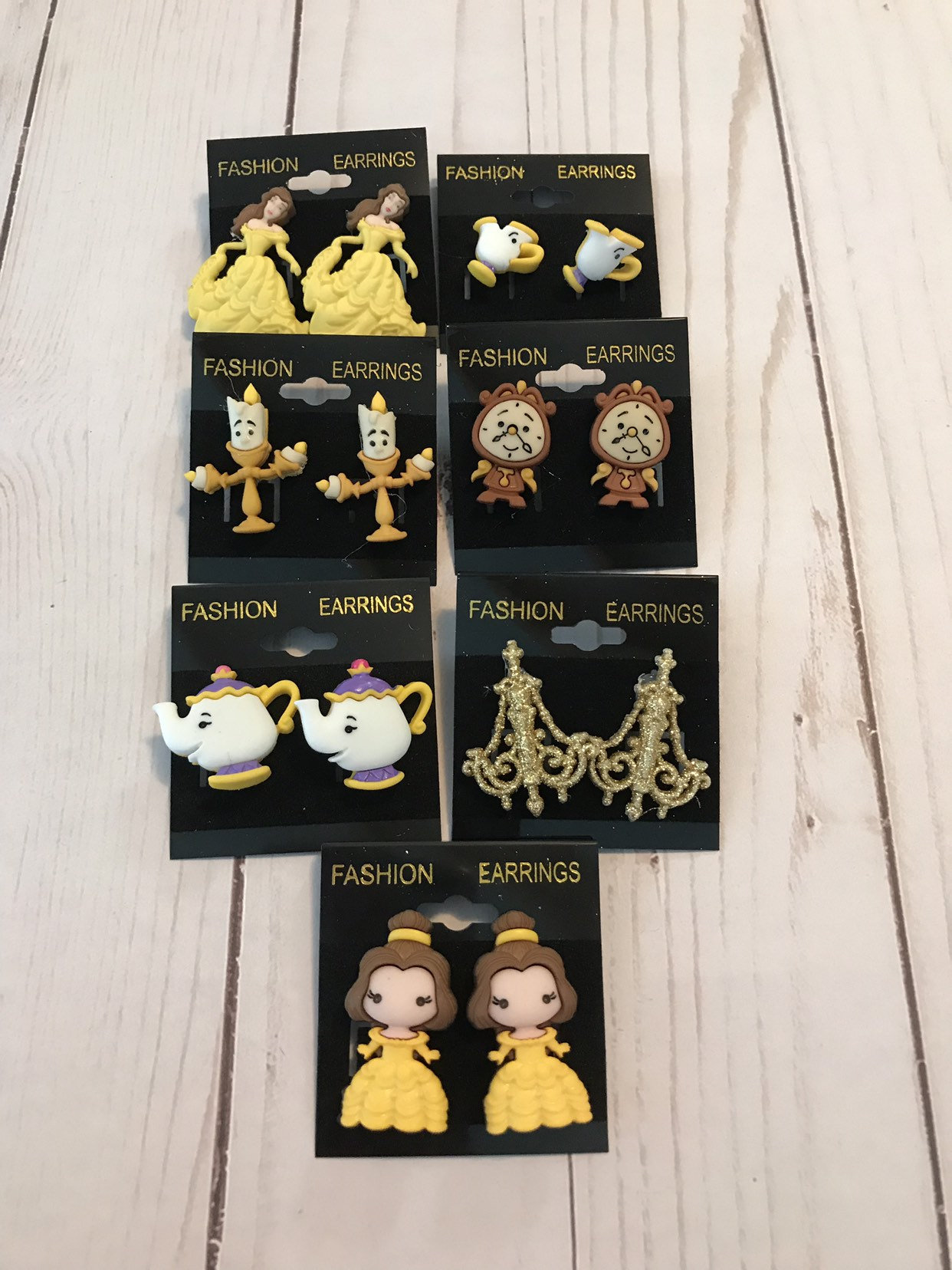Handmade Disney Beauty and the Beast Belle Lumiere Cogsworth Chip Pot…