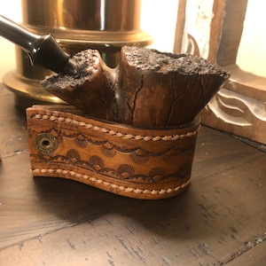 Hand Stitched Pipe Rest