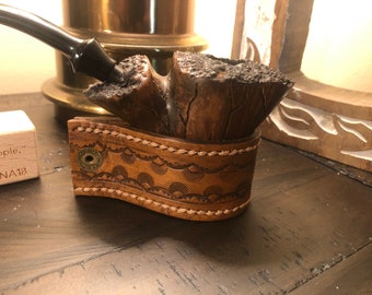 Hand Stitched Pipe Rest