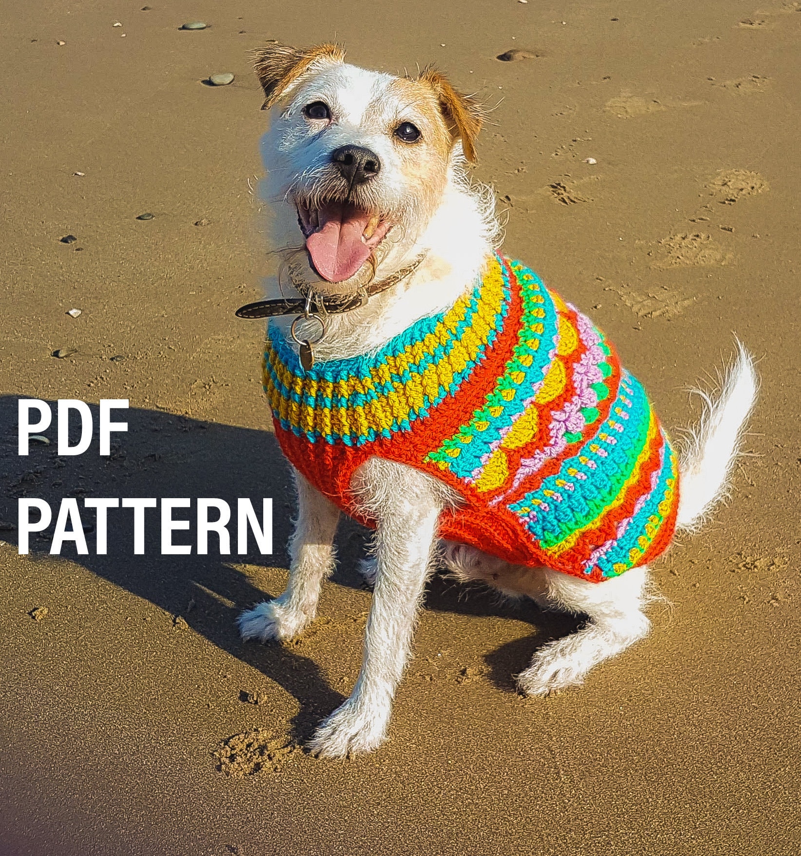 Crochet Dog Sweater Christmas Jumper Pattern Digital Pattern Etsy