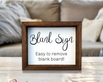 Farmhouse Wood Sign Blank: Removable Board, 10x12