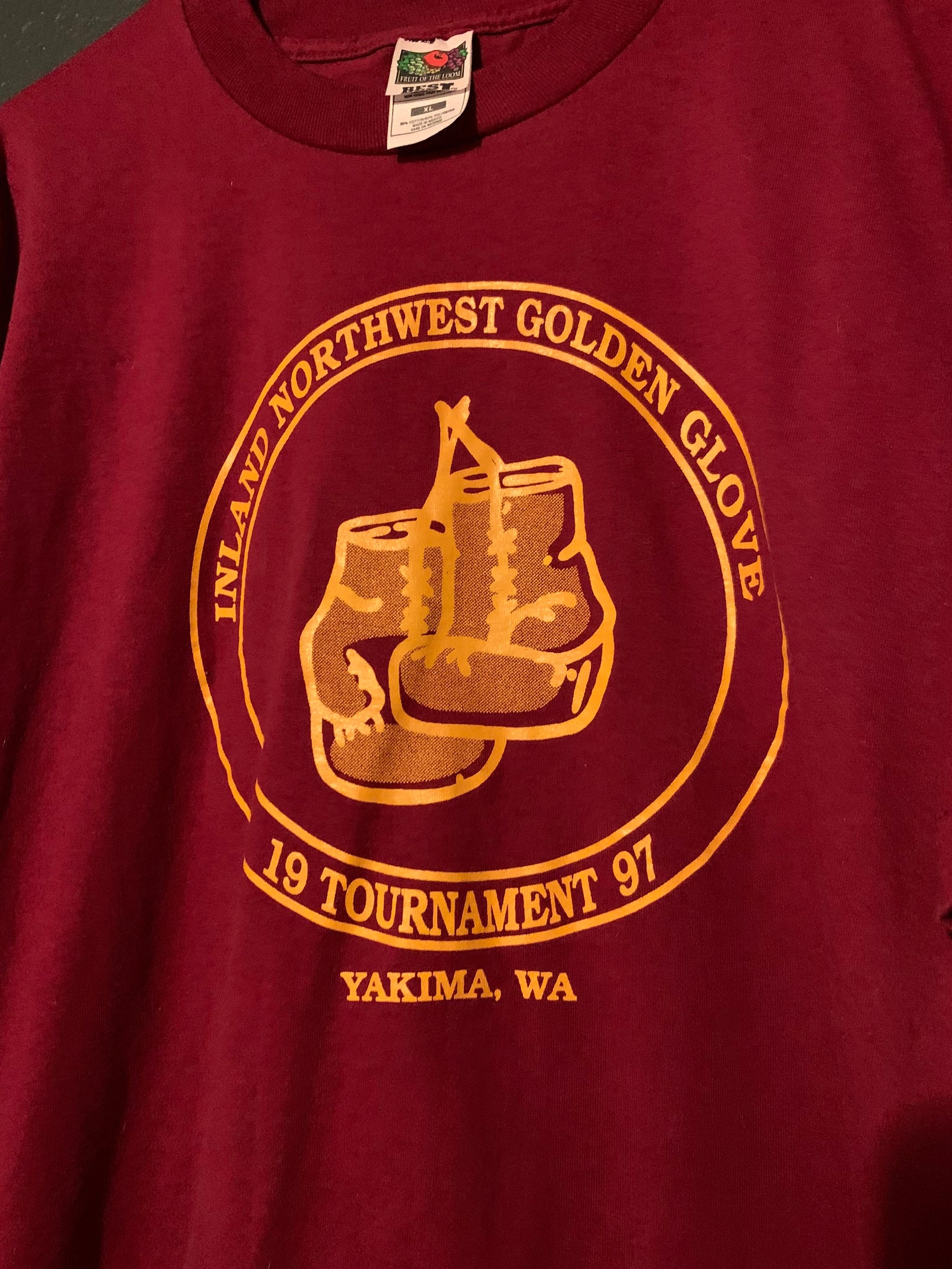 Vintage single stitched golden glove boxing tournament t shirt Etsy