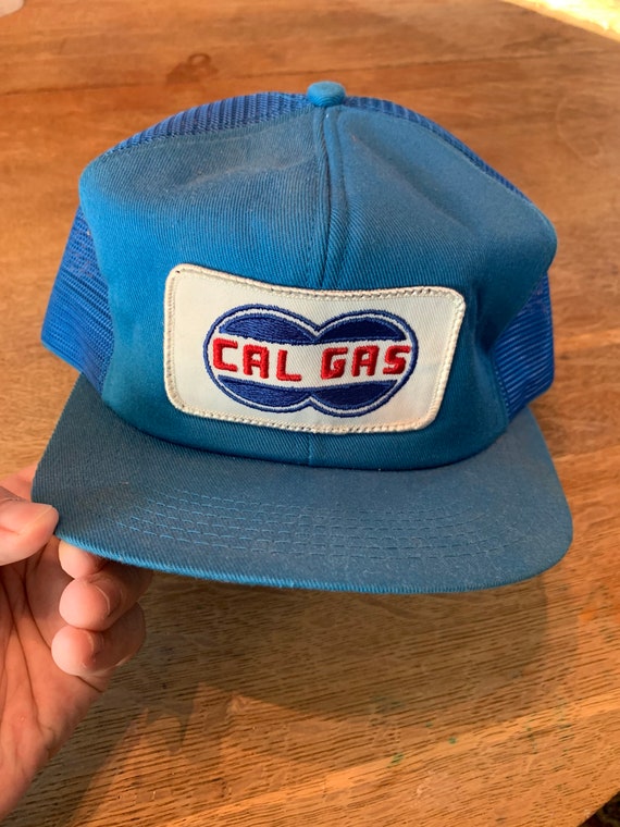 Vintage k products k brand cal gas patch trucker … - image 1