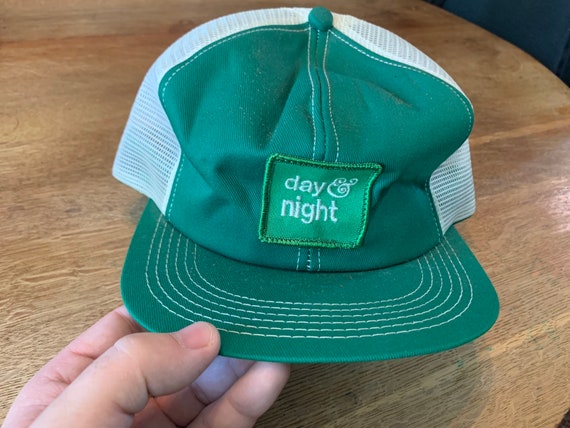 Vintage k brand farm seed trucker hat day &night … - image 1