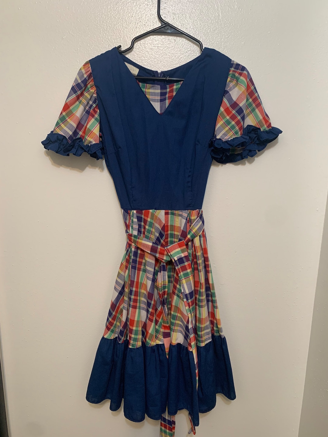 Vintage 1960s Sears Western Square Dance Dress Small Etsy