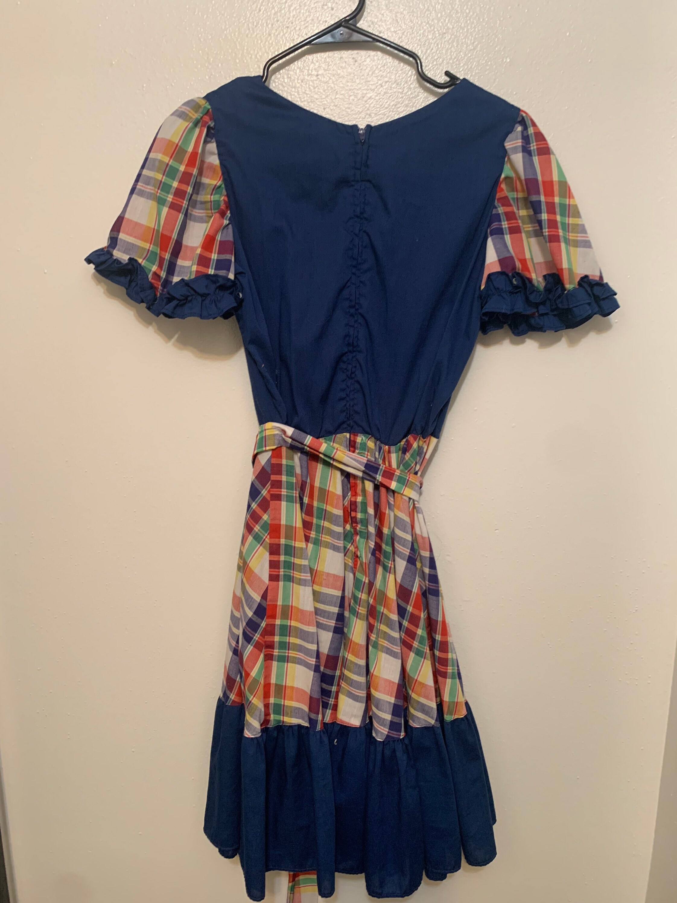 Vintage 1960s Sears Western Square Dance Dress Small Etsy