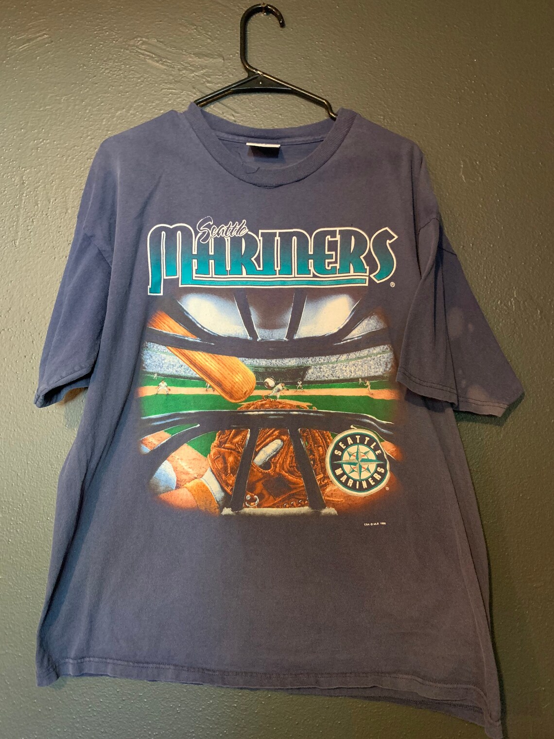 Vintage 1996 Seattle Mariners mlb t shirt xl Etsy