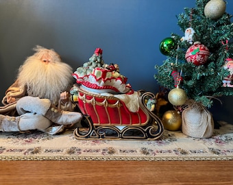 Tarro de dulces navideños vintage Fitz & Floyd