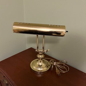 Vintage Brass Desk Lamp