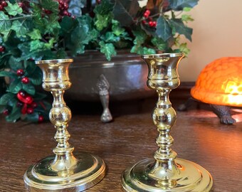 Candelabros de latón macizo lacado