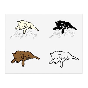 Lazy Day Doggo Sticker Sheets