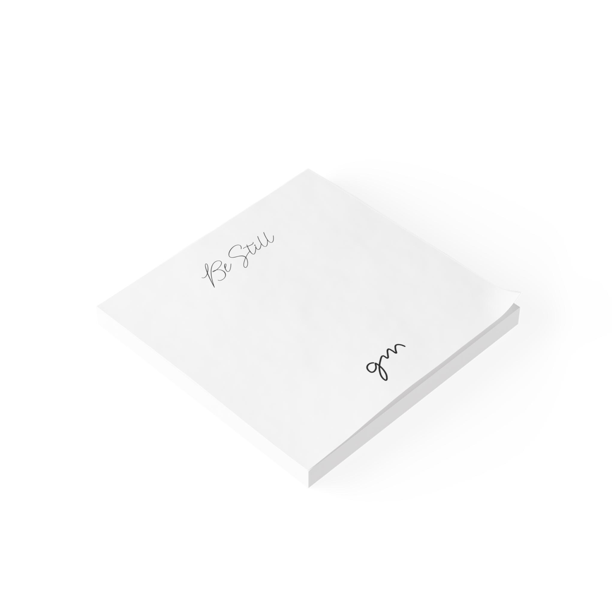 Be Still Note Pad - Etsy
