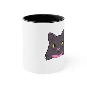 Black Cat Coffee Mug, 11oz