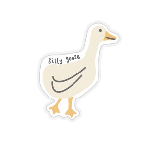 Silly Goose Sticker
