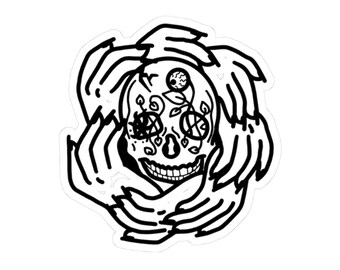 Mystic Skeleton Hands Sticker