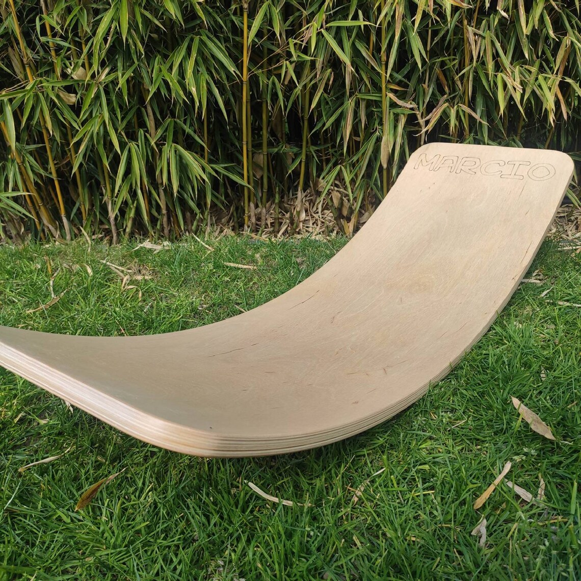 Balance Board with Name Personalized Wood Balanceboard Equal Etsy