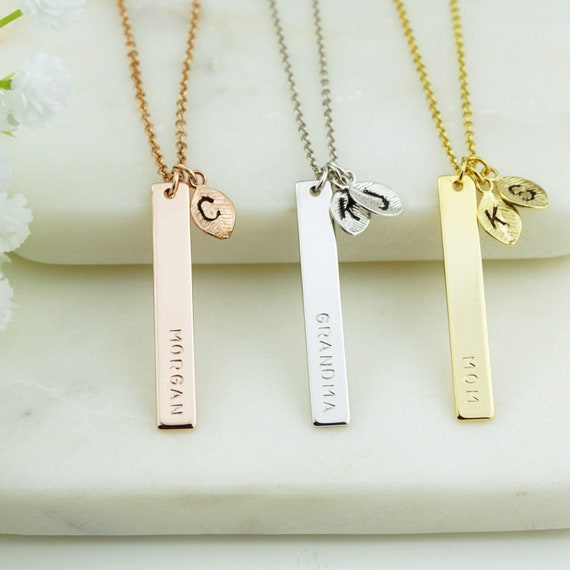 Personalized Grandmother Necklace, Personalized Mother Necklace