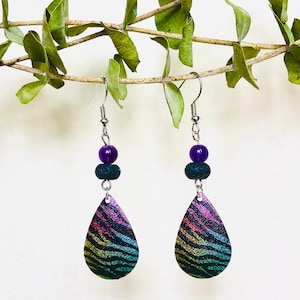 Rainbow Stripe Earrings