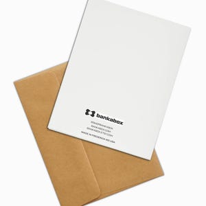 Tarjeta de cumpleaños con temática de rivalidad acalorada, personalizada, estilo vintage, tamaño A2, Ilya y Shane, interior en blanco. imagen 3