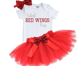 red wings baby clothes
