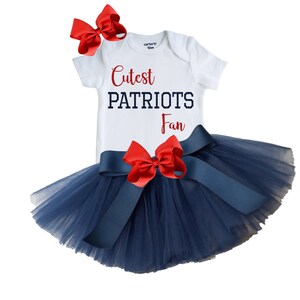 Baby Patriots Outfit, Girl's Patriots Outfit, Baby Patriots Gift, Patriots Baby Girl Clothes, Patriots Bodysuit, Toddler Patriots Outfit