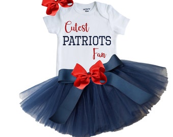 Baby Patriots Outfit, Girl's Patriots Outfit, Baby Patriots Gift, Patriots Baby Girl Clothes, Patriots Bodysuit, Toddler Patriots Outfit