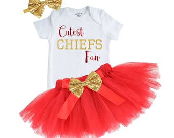 Chiefs Baby, Chiefs Girl, Chiefs, Chiefs Baby Outfit, Chiefs Girls Outfit, Newborn Chiefs Fan, Newborn Gift, Father's Day Gift, Chiefs Gift