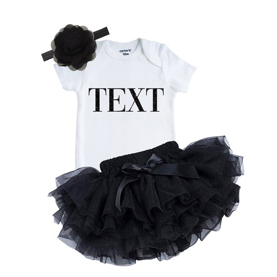 black and white newborn outfit