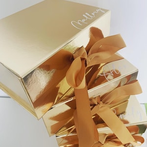 Personalized Gift Box, Empty Gift Box, Bridesmaid Proposal Gift, Bridesmaid Gift Set, Wedding box, Candle Box, Jewelry Box, Gift Box