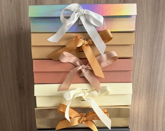 Empty Gift Box, Personalized Gift Box, Bridesmaid Proposal Gift Box, Bridesmaid box, Birthday gift box, Groomsmen gift box, magnetic box