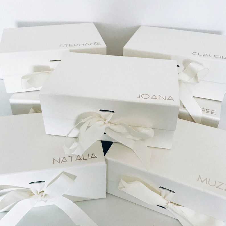 Personalized Gift Box Empty Gift Box Bridesmaid Proposal Etsy
