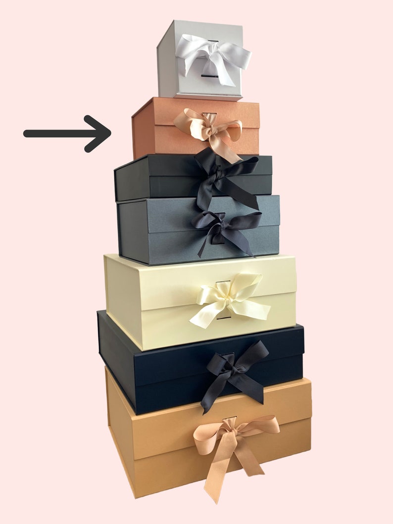 Personalized Gift Box Empty Gift Box Bridesmaid Proposal Etsy