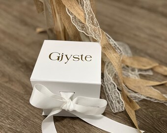 Personalized box, Jewelry box, Candle gift box, Magnetic box, gift box, bridesmaid proposal box personalized empty box,
