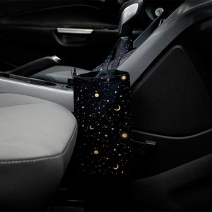 Car trash bag Galaxy sun moon Garbage bag waterproof fabric