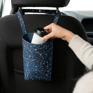 Car trash bag Star constellations Garbage bag waterproof Car trash can astrology