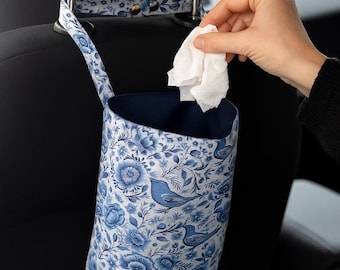 Floral car trash bag
