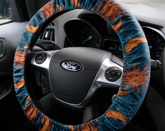 Steering wheel cover galaxy, celestial steer wheelcover, car lovers gift