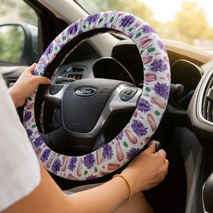 Crystal steering wheel cover, sterring wheel cover, steer wheel cover – Crystal Car Accessory, Gift for Women, Boho Car Decor