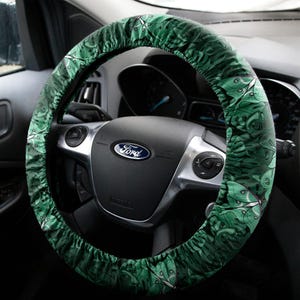 Butterfly Steering Wheel Cover, Floral Steering Wheel Cover, Car Accessories for Her, Handmade wheel cover for women