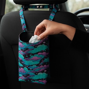 Custom car trash bag, Car accessories anime, Waterproof car trash can, car garbage bag, fabric car trash bag for women or men
