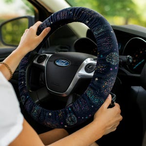 Steering wheel cover Galaxy Star constellations