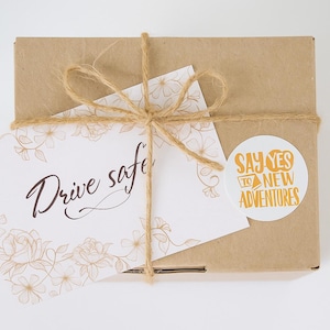 Flower car trash bag Cute car trash can Car trash bin image 9