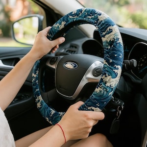 Steering wheel cover Great Wave Cute car accessories for women
