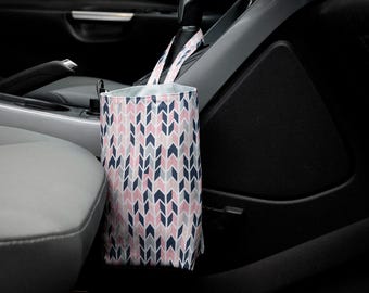 Sac poubelle minimaliste pour voiture, poubelle doublée d'un tissu imperméable, cadeau idéal pour les conducteurs.