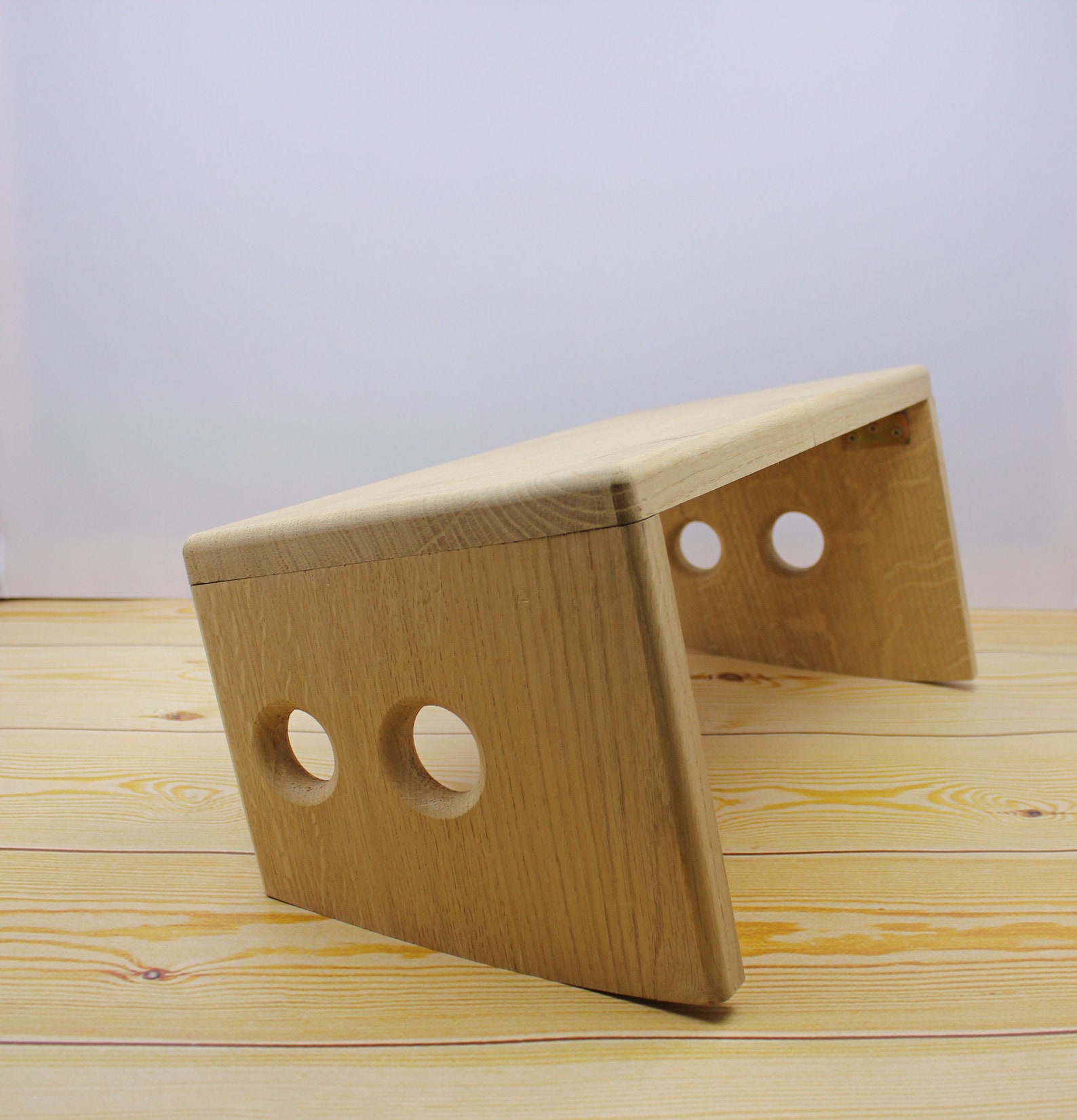 Meditation wooden bench Yoga seat Folding legs bench Etsy