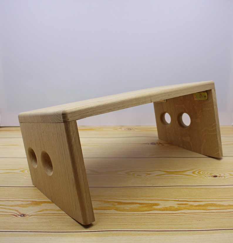 Meditation wooden bench Yoga seat Folding legs bench Etsy
