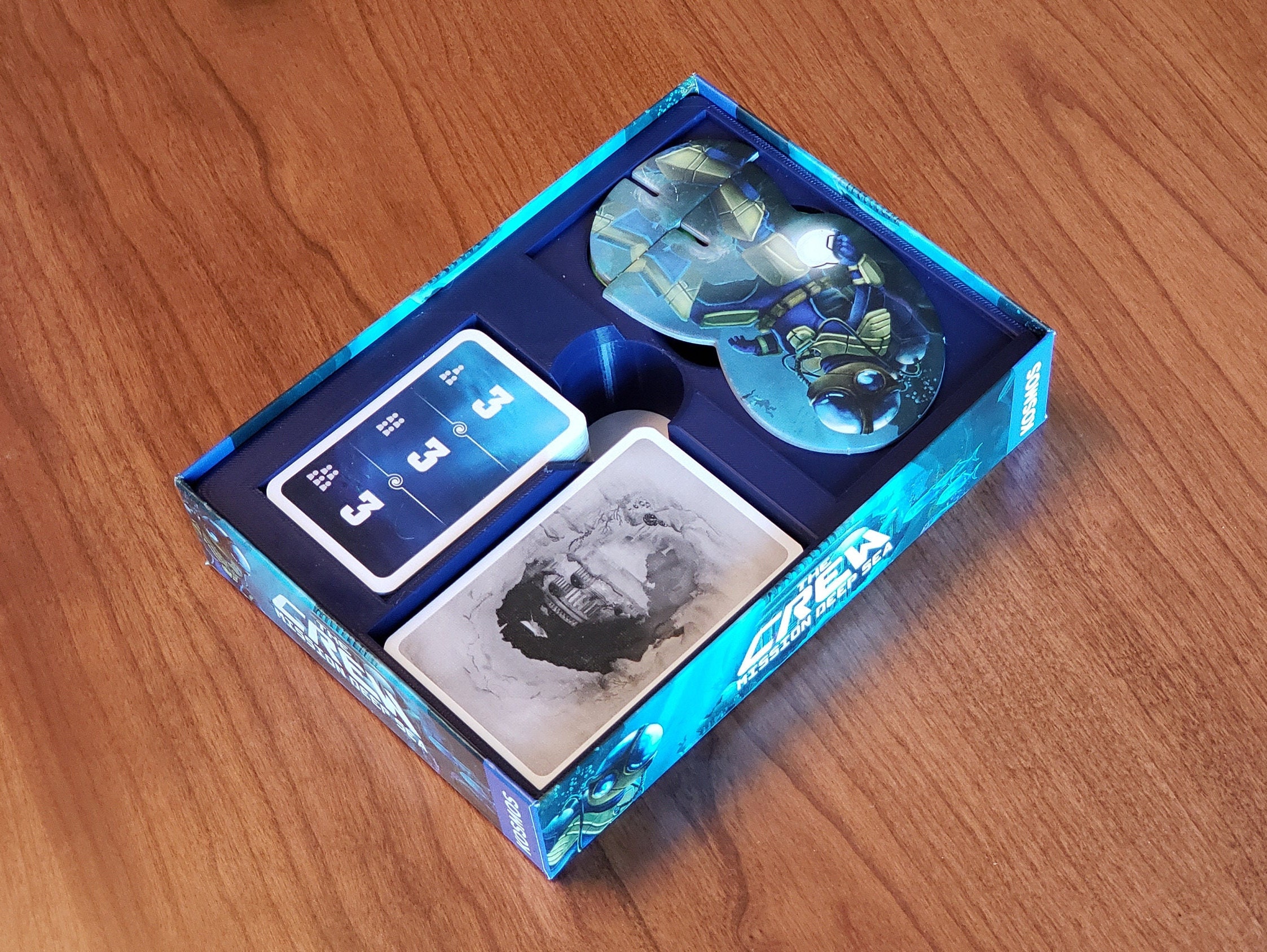 3D Printed Insert/Organizer for The Crew: Mission Deep Sea